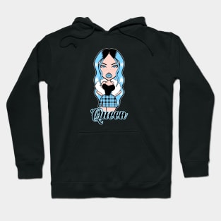 Queen Girl Doll Light Blue Hoodie